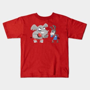 Red, White and Bruised Kids T-Shirt